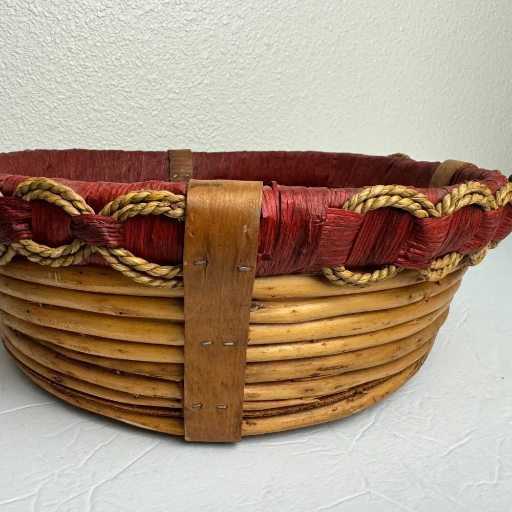 Vintage bottom wicker